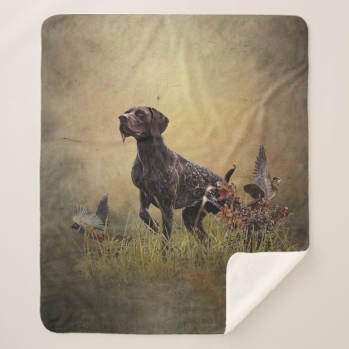 German Shorthaired Pointer     Sherpa Blanket