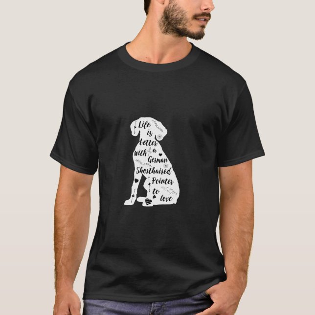 German Shorthaired Pointer Shirt Design For Gsp Do (Front)