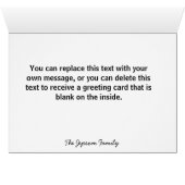 German Shorthaired Pointer silhouette Cards (Inside Horizontal (Bottom))