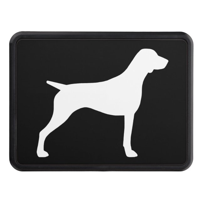 German Shorthaired Pointer Silhouette Hitch Cover (Front)