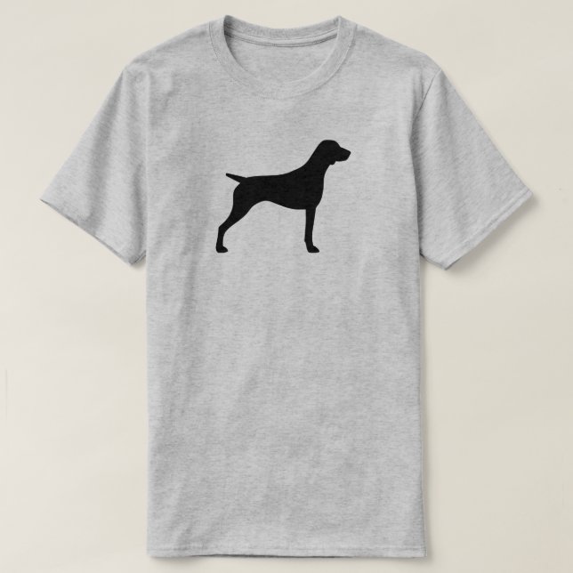German Shorthaired Pointer Silhouette T-Shirt (Design Front)