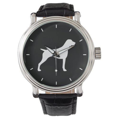German Shorthaired Pointer Silhouette Watch
