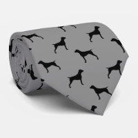 German Shorthaired Pointer Silhouettes Pattern