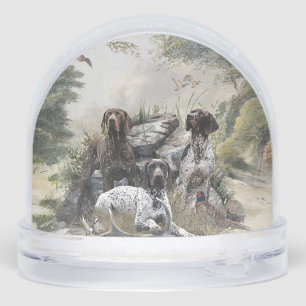 German Shorthaired Pointer Snow Globe
