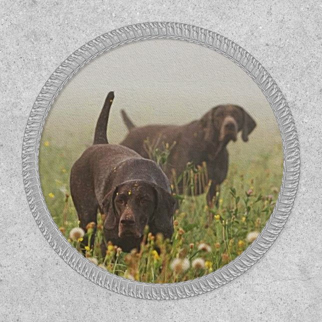 German Shorthaired pointer  sticker Patch (Front)