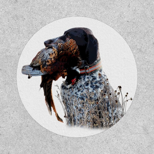 German Shorthaired pointer  sticker Patch (Front)