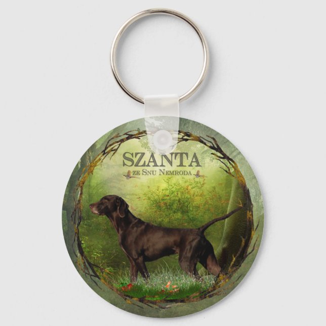 German Shorthaired Pointer ,,SZANTA from Nemrod's  Keychain (Front)