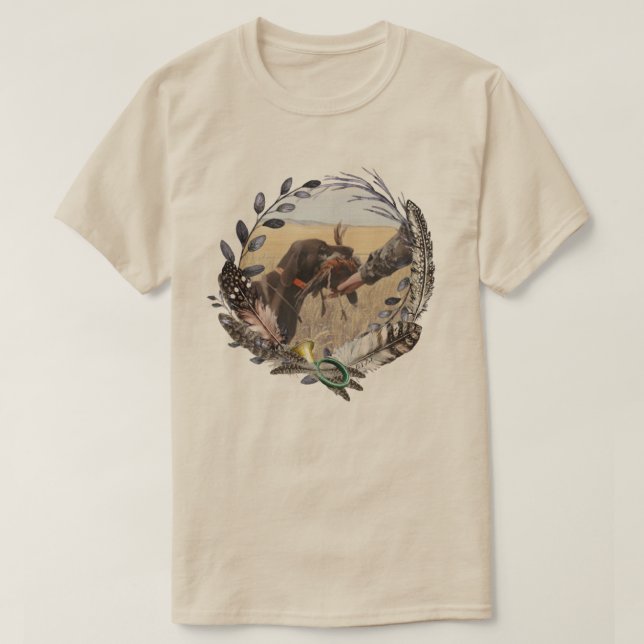 German Shorthaired Pointer  T-Shirt (Design Front)
