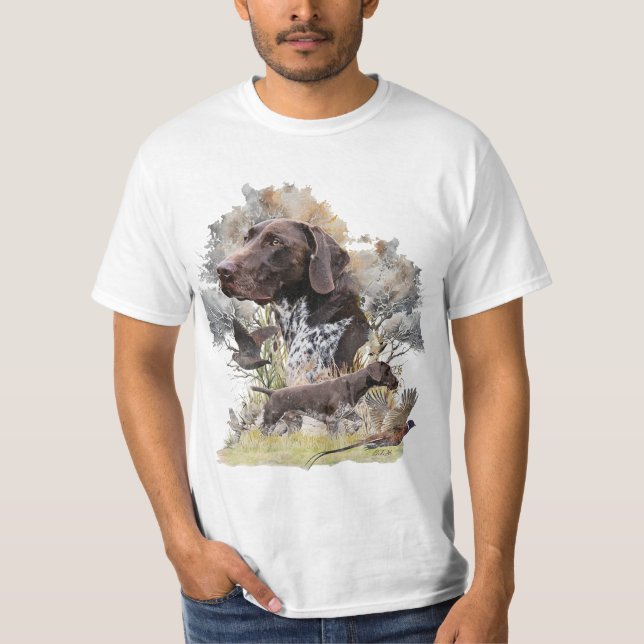 German Shorthaired Pointer  T-Shirt (Front)