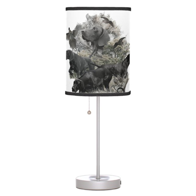 German Shorthaired Pointer  Table Lamp (Right)