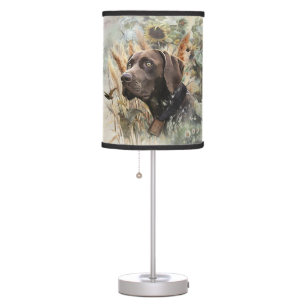 German Shorthaired Pointer  Table Lamp