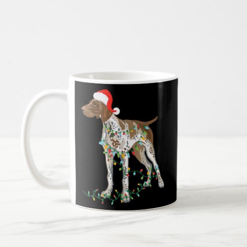 German Shorthaired Pointer Tangled In Christmas Coffee Mug