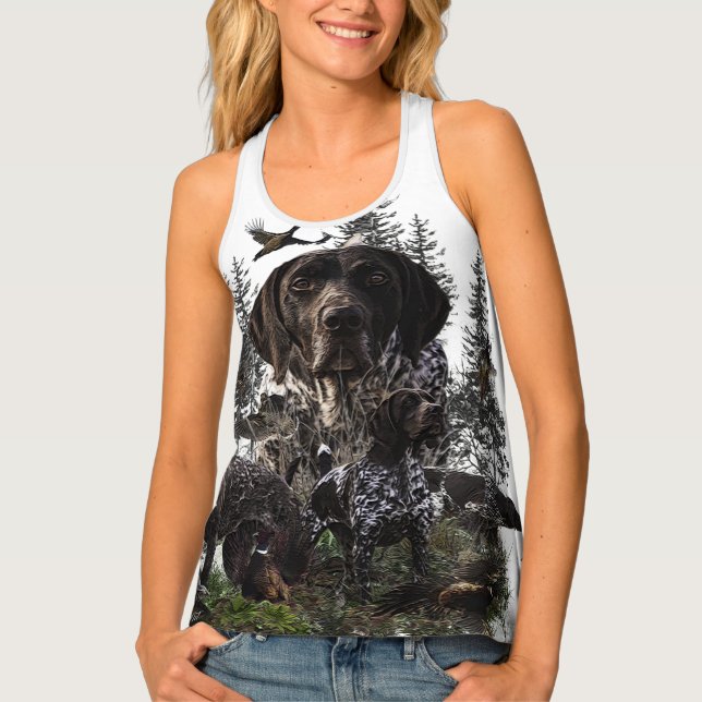 German Shorthaired Pointer    Tank Top (Front)