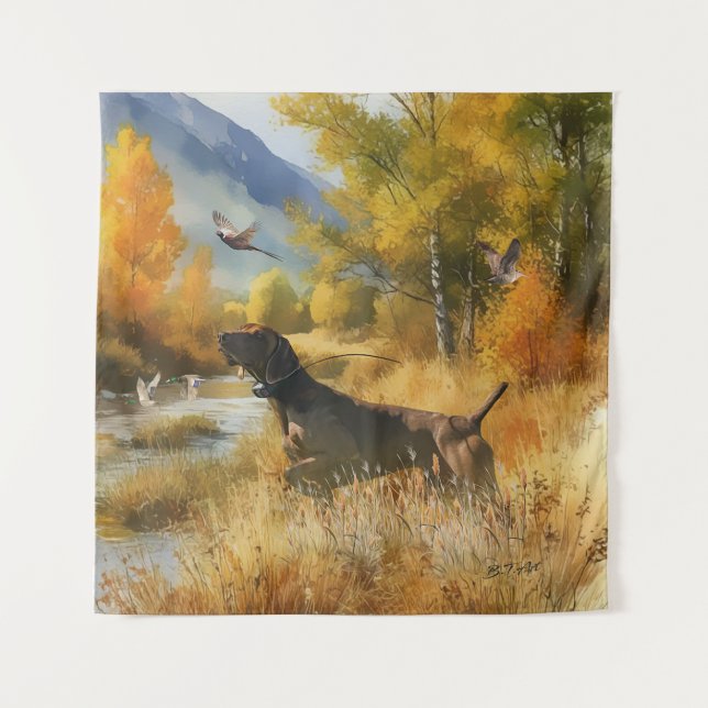 German Shorthaired Pointer  Tapestry (Front)