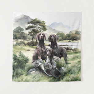 German Shorthaired Pointer  Tapestry