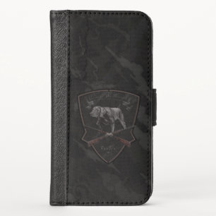 German Shorthaired Pointer  Tapestry Outdoor Pillo iPhone X Wallet Case