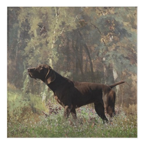 German Shorthaired Pointer Tapestry Poster Acrylic Print