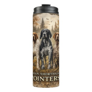 German Shorthaired Pointer Thermal Tumbler