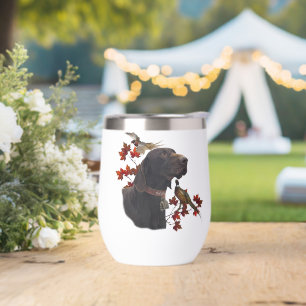 German Shorthaired Pointer Thermal Wine Tumbler