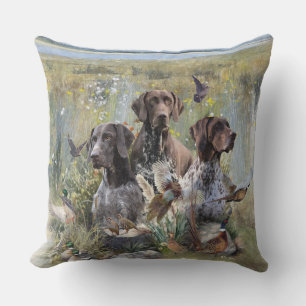 German Shorthaired Pointer  Throw Pillow