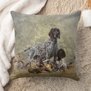 German Shorthaired Pointer  Throw Pillow