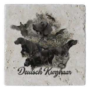 German Shorthaired pointer   Trivet