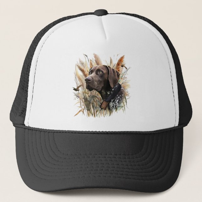 German Shorthaired Pointer Trucker Hat (Front)