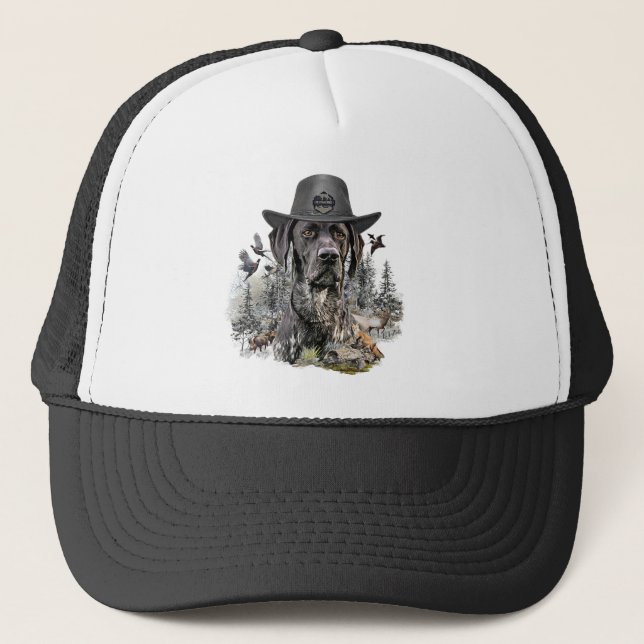German Shorthaired Pointer Trucker Hat (Front)