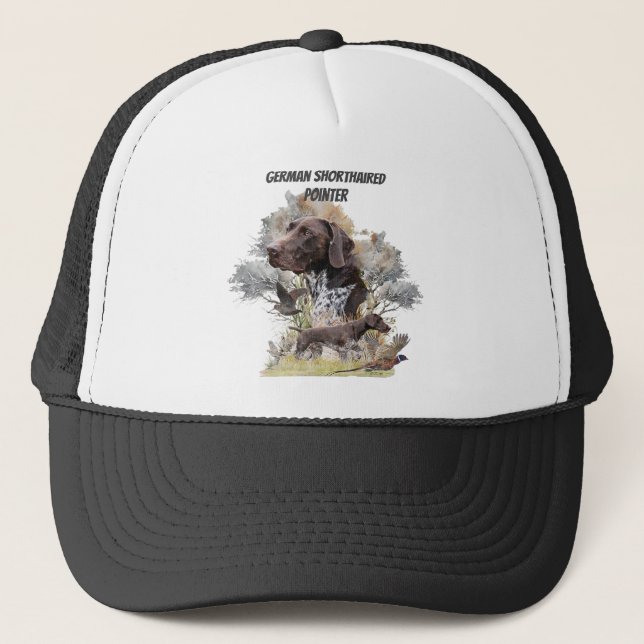 German Shorthaired Pointer  Trucker Hat (Front)