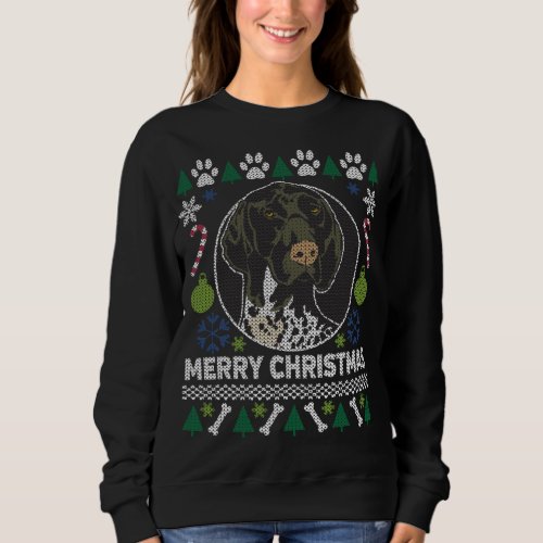 German Shorthaired Pointer Ugly Christmas Sweater