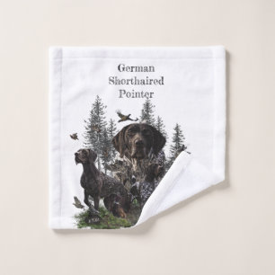 German Shorthaired Pointer Wash Cloth
