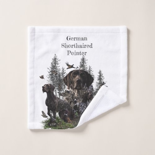 German Shorthaired Pointer     Wash Cloth