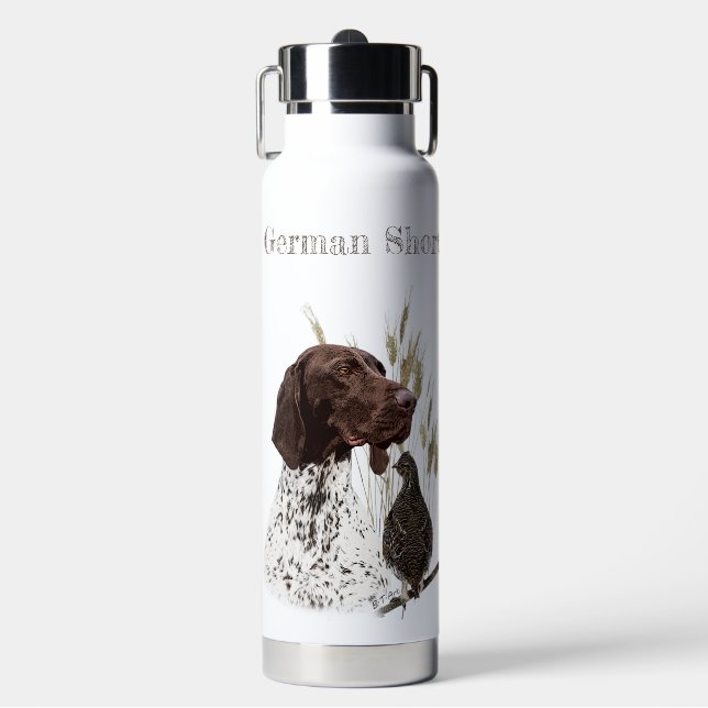 German Shorthaired Pointer      Water Bottle (Front)