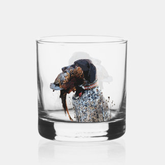German Shorthaired Pointer Whiskey Glass