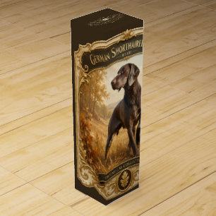 German Shorthaired Pointer  Wine Box