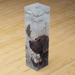 German Shorthaired Pointer Wine Box