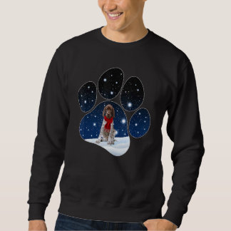 German Shorthaired Pointer Winter Snow Paw Dogs Ch Sweatshirt