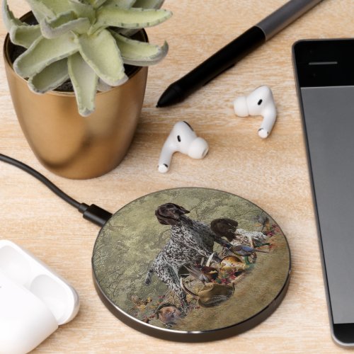 German Shorthaired Pointer    Wireless Charger