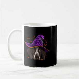 German Shorthaired Pointer Witch Funny Halloween Coffee Mug