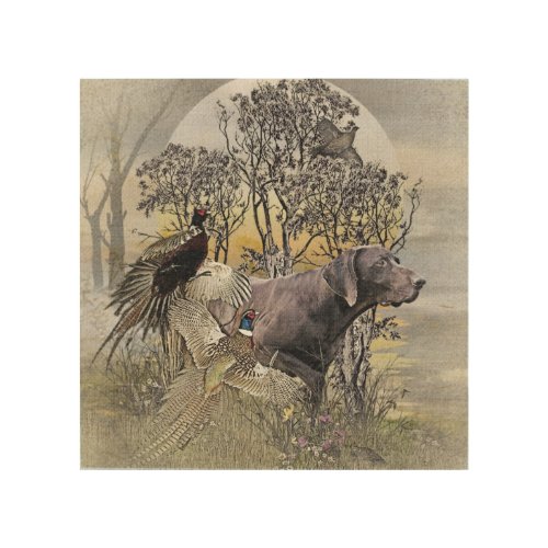 German Shorthaired Pointer     Wood Wall Art