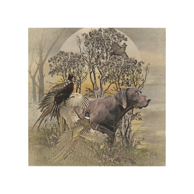 German Shorthaired Pointer     Wood Wall Art (Front)