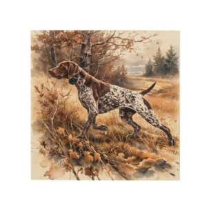  German Shorthaired Pointer  Wood Wall Art