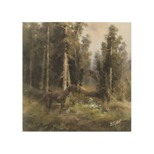 German Shorthaired pointer Wood Wall Art
