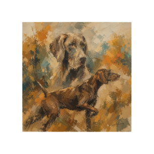 German Shorthaired Pointer Wood Wall Art