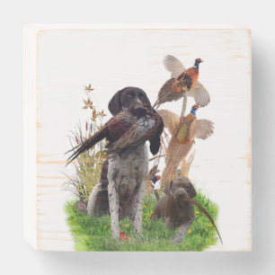 German Shorthaired Pointer Wooden Box Sign