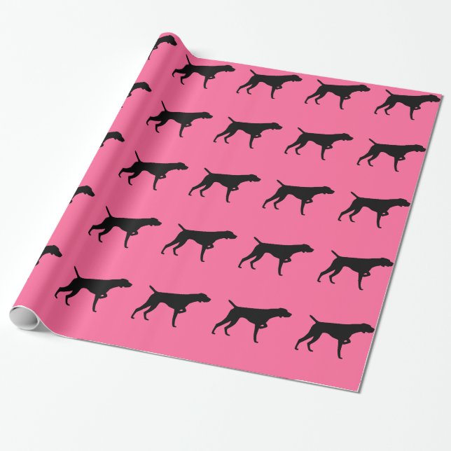 German Shorthaired Pointer Wrapping Paper (Unrolled)