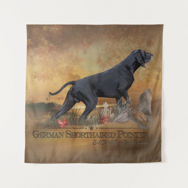 German Shorthaired Pointer, ZACHAR Tapestry (Front)