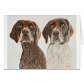 German Shorthaired Pointers (Front Horizontal)