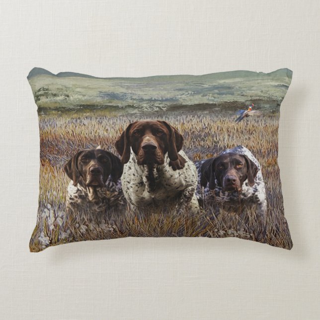 German Shorthaired Pointers Accent Pillow (Front)
