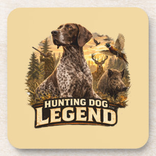 German Shorthaired Pointers Beverage Coaster